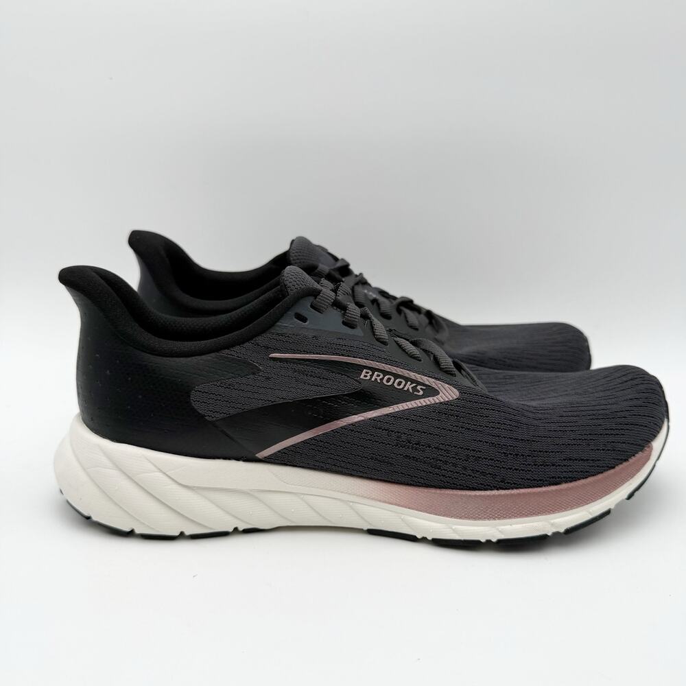 Brooks Womens Anthem 7 Athletic Shoes Size 7.5 M EU 38.5 Black Pink Running EUC